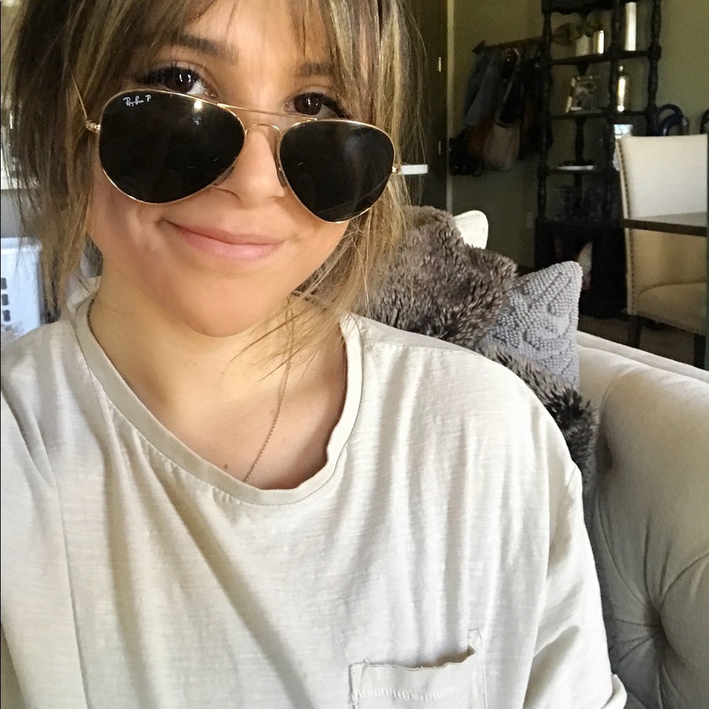 RayBan Polarized Original Aviator Sunglasses